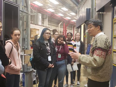 Photo with Beamline Scientist Paul Chow