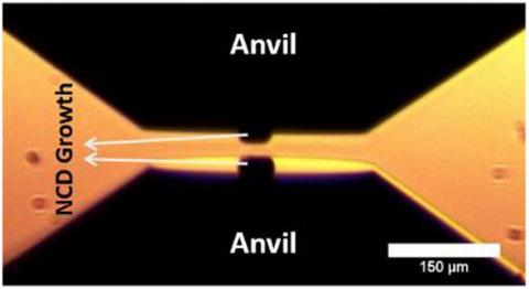 Photo of NCD micro-anvils